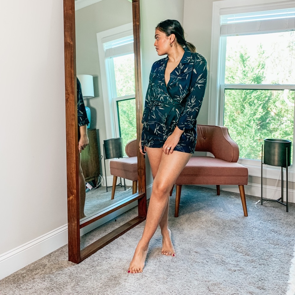 Floral romper from topshop